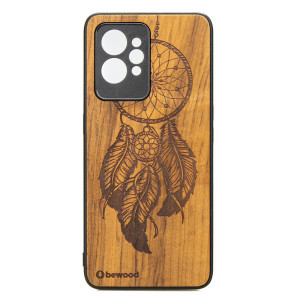 Drewniane Etui Realme GT 2 Pro ŁAPACZ SNÓW IMBUIA