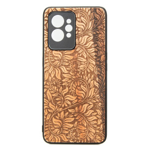 Drewniane Etui Realme GT 2 Pro LIŚCIE JABŁOŃ