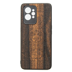 Drewniane Etui Realme GT 2 Pro KALENDARZ AZTECKI ZIRICOTE
