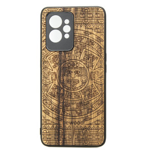 Drewniane Etui Realme GT 2 Pro KALENDARZ AZTECKI LIMBA