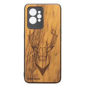 Drewniane Etui Realme GT 2 Pro JELEŃ IMBUIA