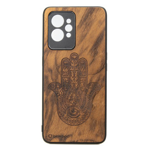 Drewniane Etui Realme GT 2 Pro HAMSA IMBUIA