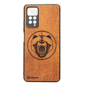 Drewniane Etui Xiaomi Redmi Note 11 Pro NIEDŹWIEDŹ MERBAU