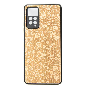Drewniane Etui Xiaomi Redmi Note 11 Pro KWIATY POLNE ANIEGRE