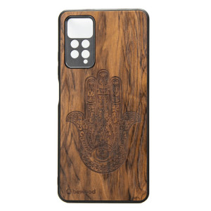 Drewniane Etui Xiaomi Redmi Note 11 Pro HAMSA IMBUIA