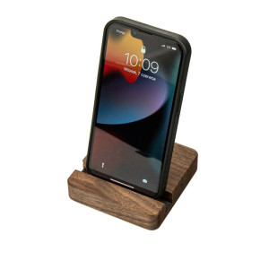 Organizer Drewniany Bewood - Phone Stand - Orzech