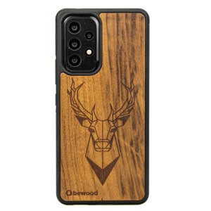 Drewniane Etui na Samsung Galaxy A53 5G JELEŃ IMBUIA