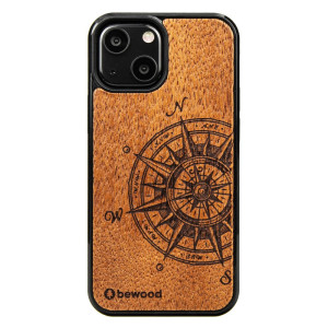 Drewniane Etui na iPhone 13 Mini TRAVELER MERBAU