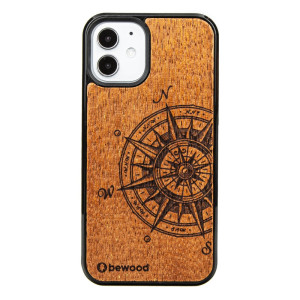 Drewniane Etui na iPhone 12 Mini TRAVELER MERBAU