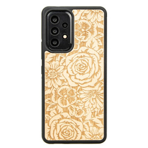Drewniane Etui na Samsung Galaxy A13 4G RóżE ANIEGRE
