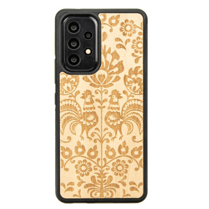 Drewniane Etui na Samsung Galaxy A13 4G POLSKI FOLK ANIEGRE