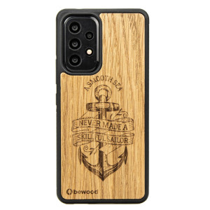 Drewniane Etui na Samsung Galaxy A33 5G KOTWICA DĄB