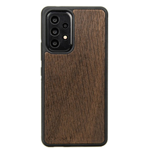 Drewniane Etui na Samsung Galaxy A33 5G DĄB WĘDZONY