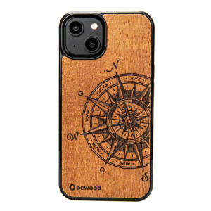 Drewniane Etui Bewood na iPhone 14 TRAVELER MERBAU