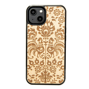 Drewniane Etui Bewood na iPhone 14 POLSKI FOLK ANIEGRE