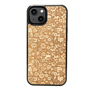 Drewniane Etui Bewood na iPhone 14 KWIATY POLNE ANIEGRE