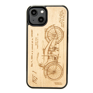 Drewniane Etui Bewood na iPhone 14 HARLEY PATENT ANIEGRE