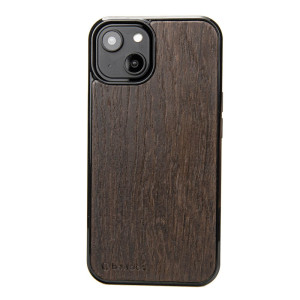 Drewniane Etui Bewood na iPhone 14 DĄB WĘDZONY
