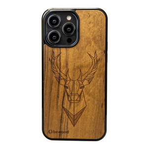 Drewniane Etui Bewood na iPhone 14 Pro Max JELEŃ IMBUIA