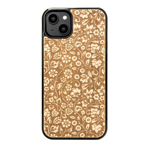 Drewniane Etui Bewood na iPhone 14 Plus KWIATY POLNE ANIEGRE