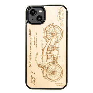 Drewniane Etui Bewood na iPhone 14 Plus HARLEY PATENT ANIEGRE
