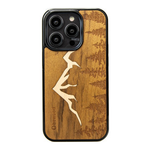 Drewniane Etui Bewood na iPhone 14 Pro GÓRY IMBUIA
