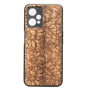 Drewniane Etui Bewood Realme 9 Pro Plus LIŚCIE JABŁOŃ