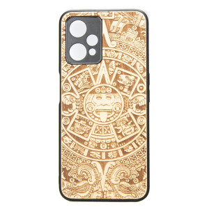 Drewniane Etui Bewood Realme 9 Pro Plus KALENDARZ AZTECKI ANIEGRE