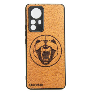 Drewniane Etui Bewood Xiaomi 12T Pro NIEDŹWIEDŹ MERBAU