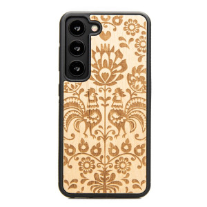 Drewniane Etui Bewood na Samsung Galaxy S23 POLSKI FOLK ANIEGRE