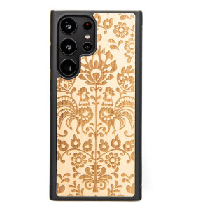 Drewniane Etui Bewood na Samsung Galaxy S23 Ultra POLSKI FOLK ANIEGRE