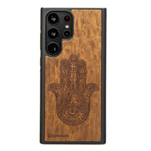 Drewniane Etui Bewood na Samsung Galaxy S23 Ultra HAMSA IMBUIA