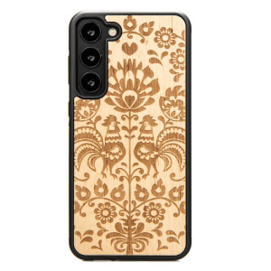 Drewniane Etui Bewood na Samsung Galaxy S23 Plus POLSKI FOLK ANIEGRE