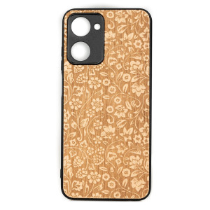 Drewniane Etui Bewood Realme 10 4G KWIATY POLNE ANIEGRE