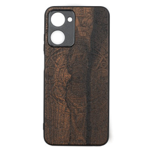 Drewniane Etui Bewood Realme 10 4G KALENDARZ AZTECKI ZIRICOTE