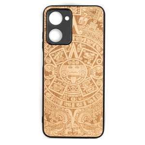 Drewniane Etui Bewood Realme 10 4G KALENDARZ AZTECKI ANIEGRE