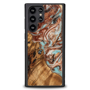 Etui Bewood Unique na Samsung Galaxy S22 Ultra - Planets - Jowisz