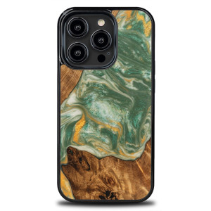 Etui Bewood Unique na iPhone 14 Pro - 4 Żywioły - Woda