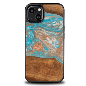 Etui Bewood Unique na iPhone 13 - Planets - Saturn