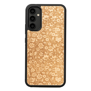 Drewniane Etui Bewood na Samsung Galaxy A34 5G KWIATY POLNE ANIEGRE