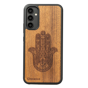 Drewniane Etui Bewood na Samsung Galaxy A34 5G HAMSA IMBUIA