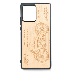 Drewniane Etui Bewood Motorola Edge 30 Fusion HARLEY PATENT ANIEGRE