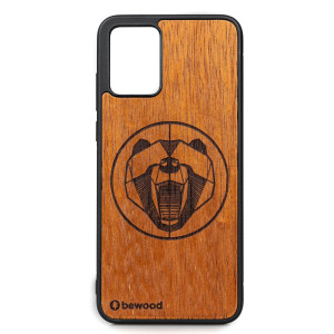Drewniane Etui Bewood Motorola Edge 30 Neo NIEDŹWIEDŹ MERBAU