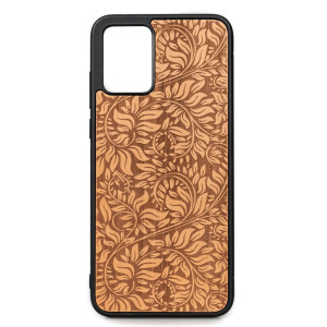 Drewniane Etui Bewood Motorola Edge 30 Neo LIŚCIE JABŁOŃ