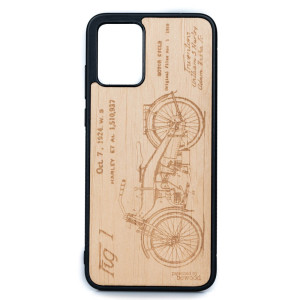 Drewniane Etui Bewood Motorola Edge 30 Neo HARLEY PATENT ANIEGRE