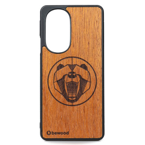 Drewniane Etui Bewood Motorola Edge 30 Pro NIEDŹWIEDŹ MERBAU