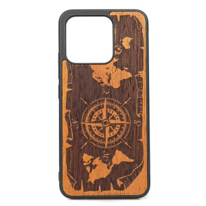 Drewniane Etui Bewood Xiaomi 13 RóżA WIATRÓW MERBAU