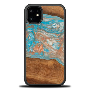 Etui Bewood Unique na iPhone 11 - Planets - Saturn
