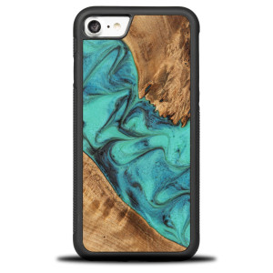 Etui Bewood Unique na iPhone 7/8  SE 2020 / 2022 - Turquoise