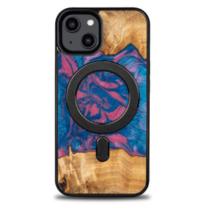 Etui Bewood Unique na iPhone 14 - Neons - Vegas z MagSafe